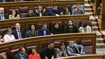 Pablo Iglesias lleva al Congreso la historia de amor de Levy y Vila