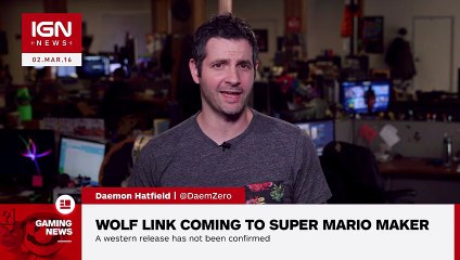 Wolf Link Costume Coming to Super Mario Maker - IGN News