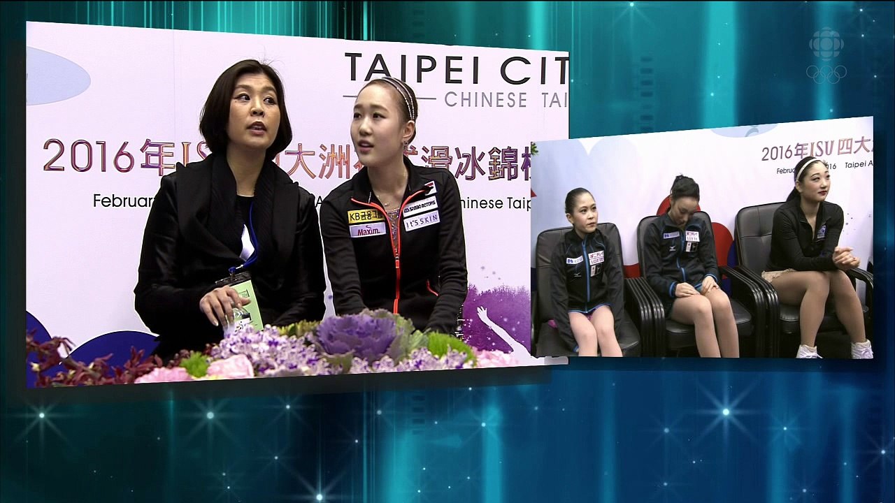 So Youn PARK - kiss and cry - ISU Four Continents Championships 2016