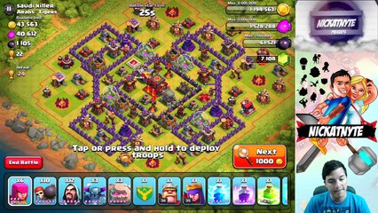 Raiding With My LEFT HAND! GoWiPe Clash of Clans Attacks!