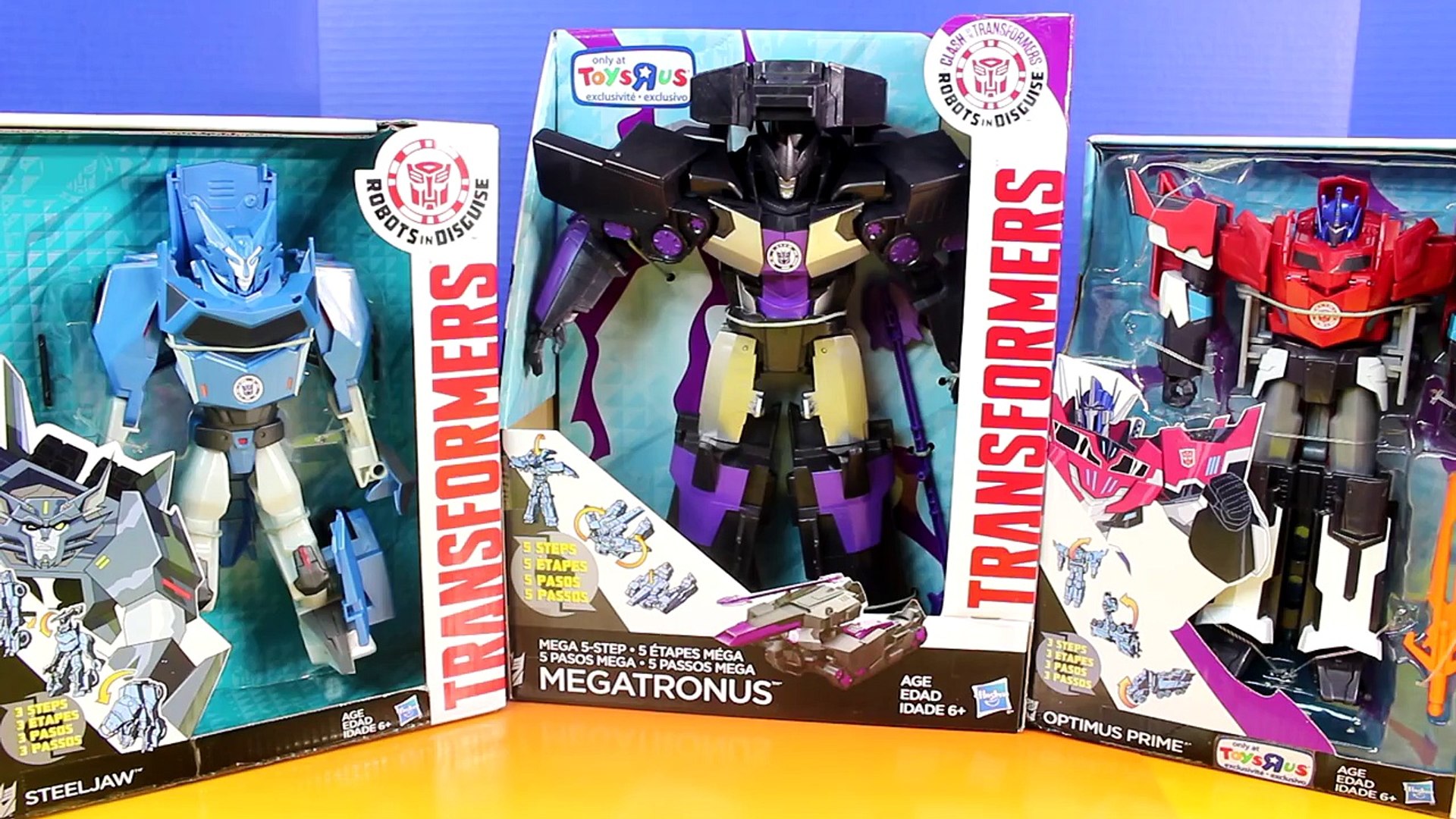 Transformers Robots In Disguise Steel Jaw Megatronus And Optimus Prime