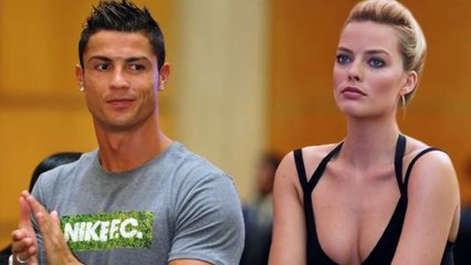 Is Cristiano Ronaldo trying to score with Margot Robbie? Footballer caught liking the beau