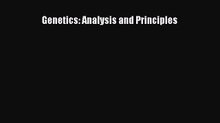 Read Genetics: Analysis and Principles PDF Online
