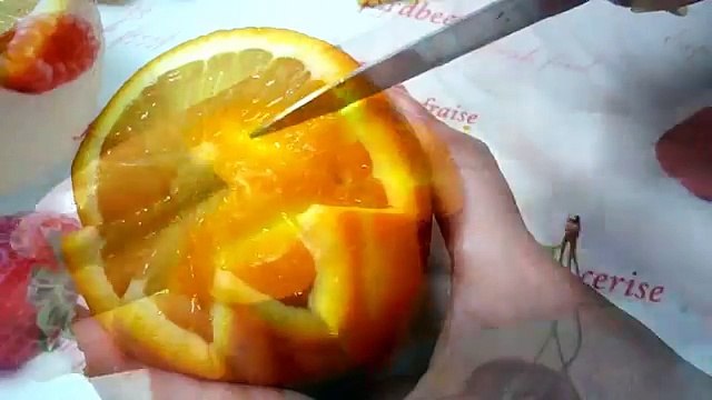 Карвинг апельсина. Украшения из фруктов. Украшения из апельсина! Carving orange