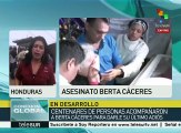 Honduras: cientos de personas acuden a despedir a Berta Cáceres