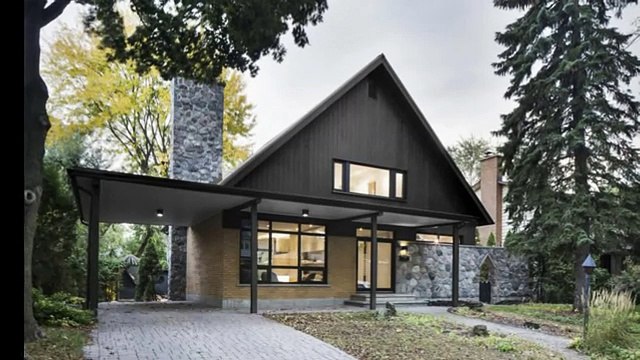 Дизайн интерьера загородного дома с мансардой