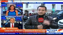 Pedro Sánchez se enfrenta a la segunda votación de investidura en España en medio de multitudinarias protestas