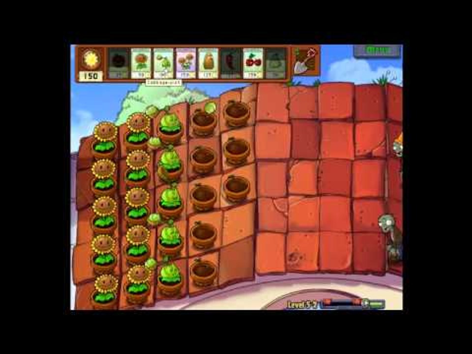 Plants Vs Zombies Levels 5-1 5-2