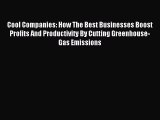 Read Cool Companies: How The Best Businesses Boost Profits And Productivity By Cutting Greenhouse-Gas