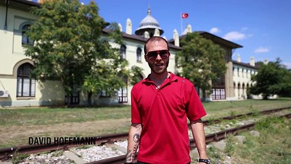 Old Train Station in Karaagac, Turkey