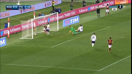 Stephan El Shaarawy Goal HD - AS Roma 1-0 Fiorentina - 04-03-2016