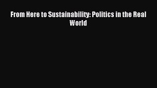 Read From Here to Sustainability: Politics in the Real World Ebook Free