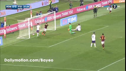 Goal Stephan El Shaarawy HD - AS Roma 1-0 Fiorentina - 04-03-2016