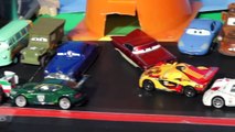 Play Doh Pixar Cars Lightning McQueen and World Cup Grand Prix Racers in Radiator Springs Show and S