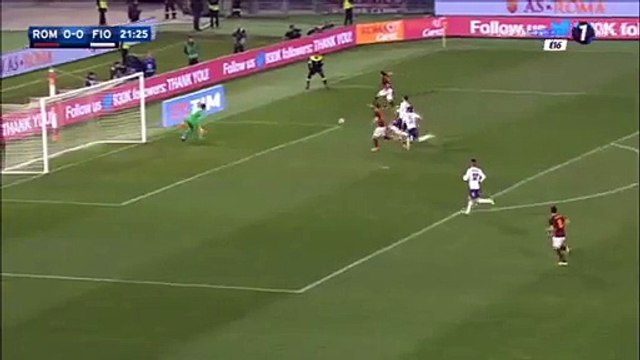 1st HAlf All Goals HD - AS Roma 3-1 Fiorentina - 04-03-2016 -Serie A -