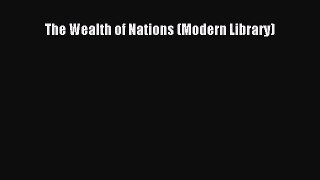 Read The Wealth of Nations (Modern Library) Ebook Free