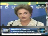 Dilma Rousseff se pronuncia por allanamiento a residencia de Lula Da Silva