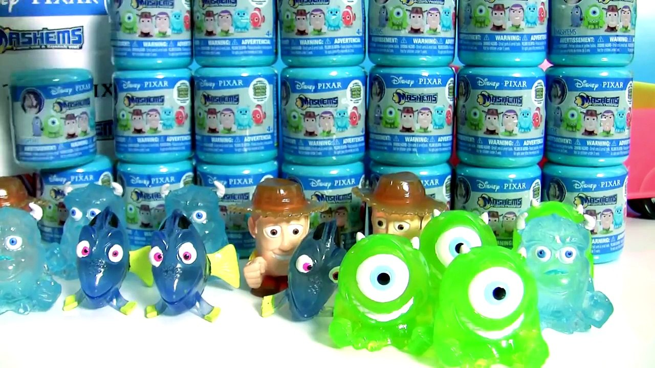 Disney Pixar MASHEMS CRYSTAL SERIES 2 FULL CASE Surprise Finding Dory Nemo, Toy Story, Monsters