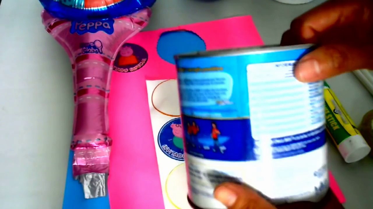 COMO HACER CENTRO DE MESA PEPPA PIG 2