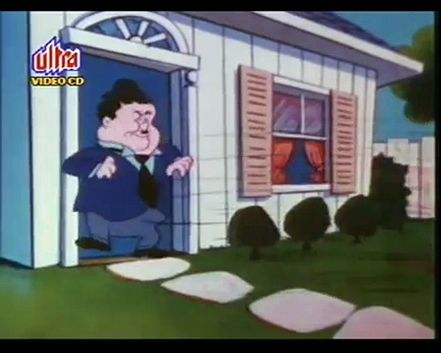 ANIMATED LAUREL & HARDY - HOW GREEN WAS MY LAWN MOWER