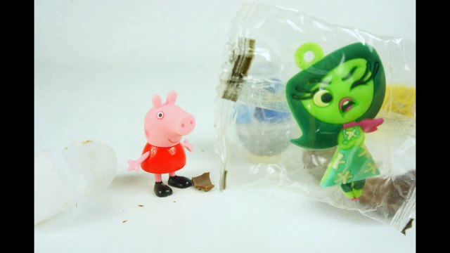 INSIDE OUT Stop Motion!Peppa Pig Shopkins Sadness Animación de Inside Out espanol Surprise Eggs