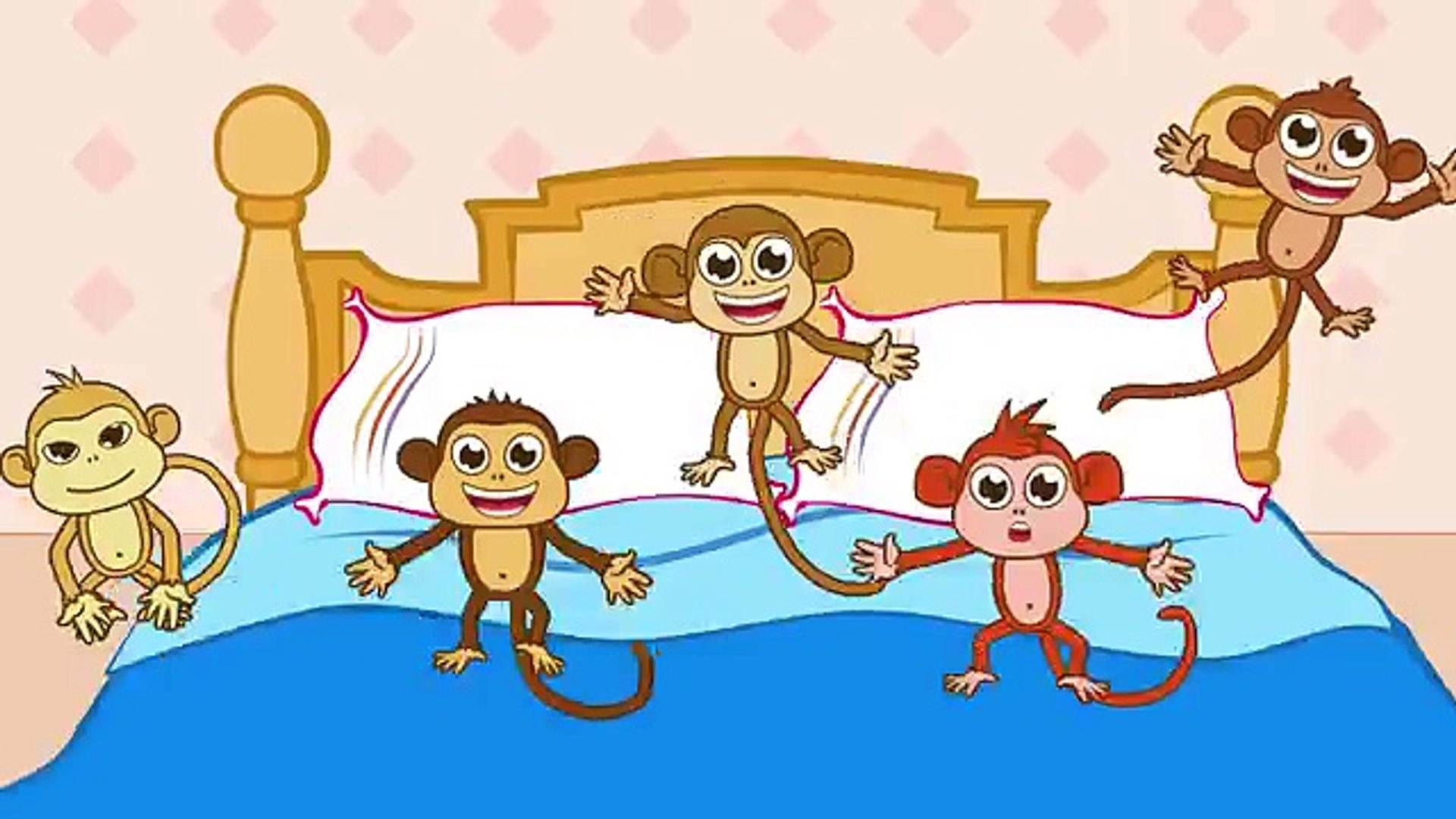 five little monkeys beş küçük maymun şarkısı ingilizce English - video  Dailymotion