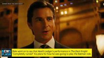 Christian Bale Not Satisfied with Batman