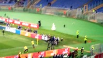 Roma-Fiorentina : Totti acclamato dai tifosi
