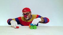 Childrens Car Clown Toy Cars Tug of War! SUV & 4 Cars (Toys Videos for Kids) автомобиль к
