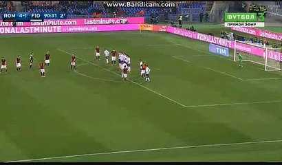 Francesko Totti What A chance HD - AS Roma 4-1 Fiorentina - 04-03-2016