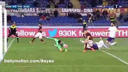 AS ROMA 4-1 FIORENTINA SERIE A 04/03/2016 HD