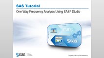 One-Way Frequency Analysis Using SAS Studio