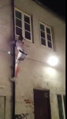 Демонтаж сливного жёлоба