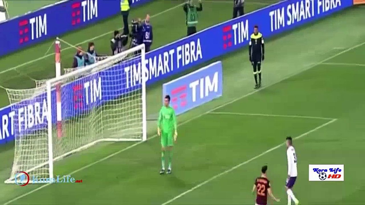 هدفي محمد صلاح في مرمى فيورنتينا 4-1