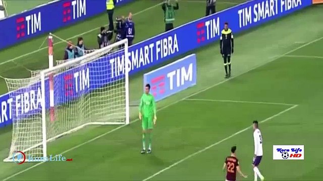 هدفي محمد صلاح في مرمى فيورنتينا 4-1