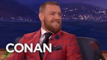 Conor McGregor Taunts Nate Diaz: Hes A Fat-Skinny Guy - CONAN on TBS