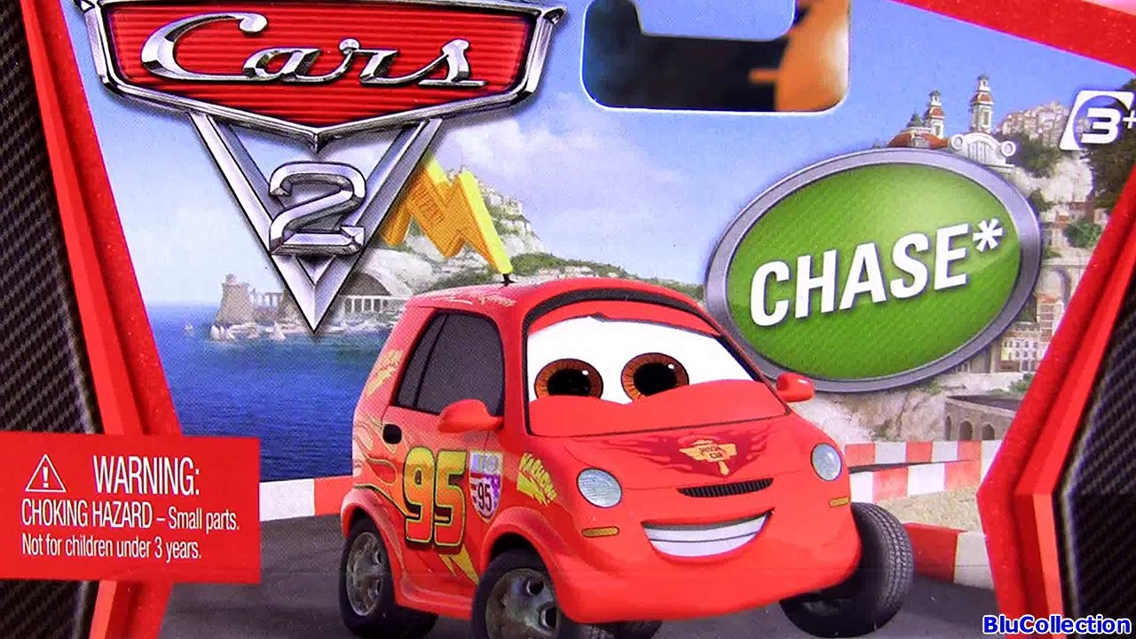 Cars 2 Cartney Brakin #40 Chase diecast Disney Pixar toys review Lightning Mcqueen look-a-like