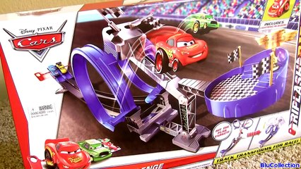 CARS Piston Cup Double Loop Challenge Race Track Transforming Playset Review Multi-Car Racing