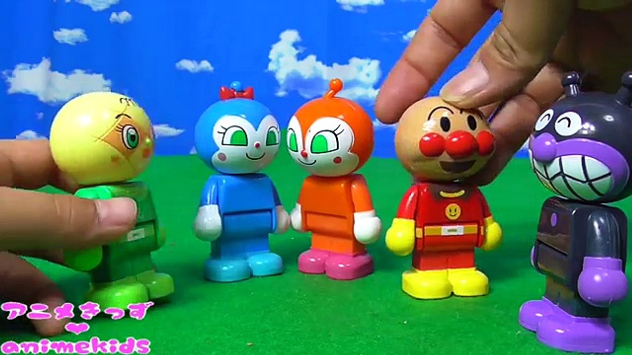 アンパンマン おもちゃ アニメ うんち の 入浴剤 ♡ お風呂 animation アニメきっず animekids Anpanman Toy Bath Bomb