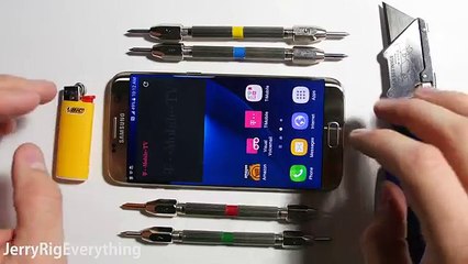 Galaxy S7 Edge - Bend Test, Scratch test, Burn Test