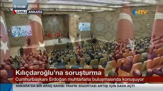 Cumhurbaşkanı Erdoğandan Kılıçdaroğluna Çok Sert Yanıt 20 Ocak 2016