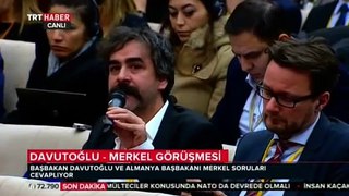 Başbakan Davutoğlundan Gazeteciler hapishanede diyen Alman gazeteciye tepki