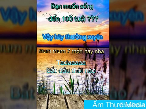 Thực Phẩm Tốt Cho Sức Khỏe sống đến trăm tuổi - Ẩm Thực Media