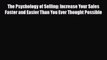 [PDF] The Psychology of Selling: Increase Your Sales Faster and Easier Than You Ever Thought
