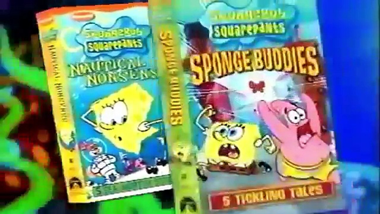 SpongeBob SquarePants VHS and DVD trailer