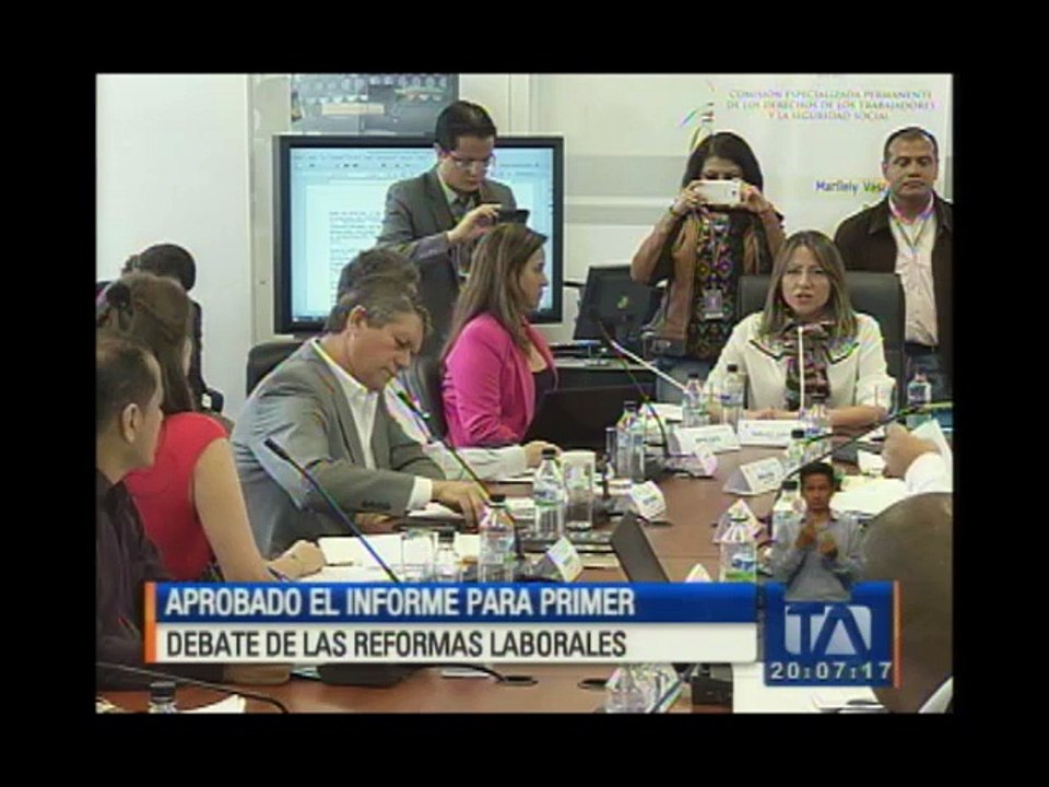 La Asamblea debatirá el lunes el informe de reformas laborales