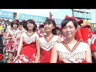 【甲子園】秋田商のチアが秋田美人すぎる!!!!!!!