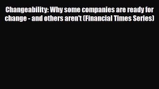 [PDF] Changeability: Why some companies are ready for change - and others aren't (Financial