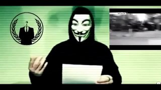 Hackers from the group Anonymous threatening the Islamic State