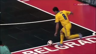 Goal for Ukraine Mikola Gricina | Serbia Ukraine 1:1 | Futsal 2016 | 8.2.2016.